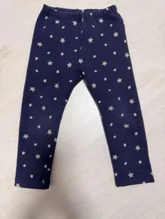 ネイビー 星柄パンツ 後ろポケット付き