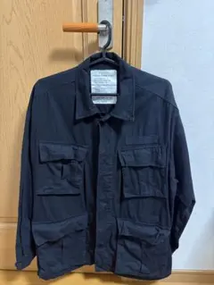 ミリタリージャケット ブラック ノーブランド Mサイズ