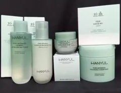HANYUL☆ハンユル (新芽のヨモギ/水分鎮静)スキンケア 4点 セットのサムネイル