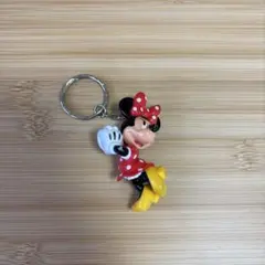 ミニーマウス キーホルダー 立体フィギュア