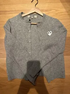 PLAY COMME des GARCONS カーディガン グレー Mのサムネイル