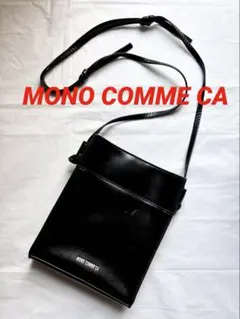 ✨MONO COMME CA✨ショルダーバッグ ミニバッグ ロゴ入り 鞄 訳ありのサムネイル