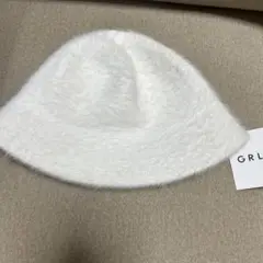 GRL ホワイト ニットハット 56-58cm