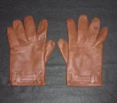 【BURBERRY】メンズレザー手袋 茶 21㎝