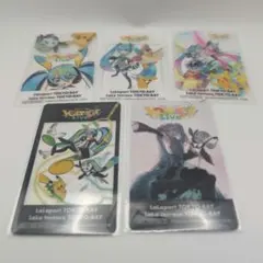 ポケモン　初音ミク　ららぽーと東京ベイ限定　クリアカード　全5種フルコンプ