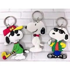 SNOOPY スヌーピー 大きなキーホルダー ３種セット お洒落なデザイン ☆