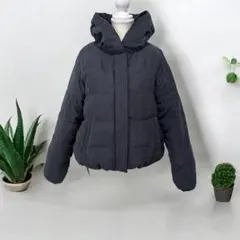 ✨美品✨BAYFLOWダークグレーショートダウンジャケットリバーシブルsize3