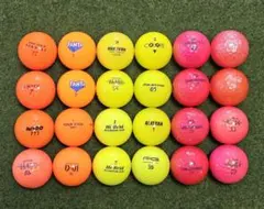 No.1106 ロストボール ブランドミックス ゴルフボール 24個セット