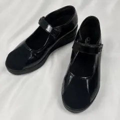 Agile by RUCOLINE ウェッジソール ストラップパンプス 23cm - メルカリ