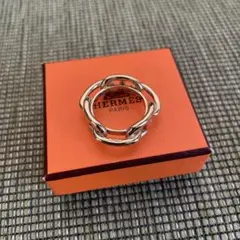 新品未使用 エルメスHERMES シェーヌダンクル スカーフリング