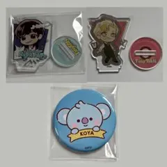 BTS アクリルスタンド　缶バッチ