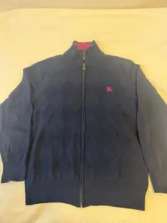 BURBERRY BLACK LABELネイビー カーディガン