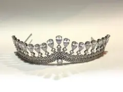 【ブライダルセレクト】 ティアラ キュービックジルコニア