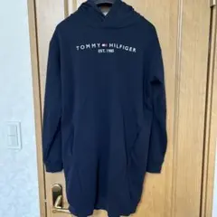 TOMMY HILFIGER 長袖ネイビー パーカー 164