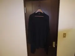 ZARA MAN 黒 カーディガン ウール混紡　モード