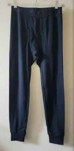 ユニクロ HEATTECH ULTRA WARM ネイビー ロングパンツ