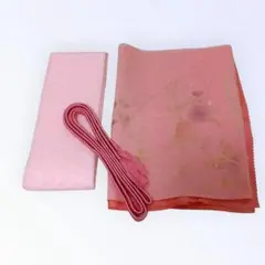 帯揚げ・帯締め・伊達締め セット (ピンク)