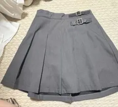 INGNI サイドベルト付き プリーツスカート グレーのサムネイル