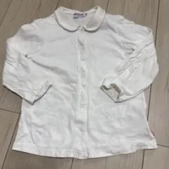 MIKI HOUSE 長袖ブラウス 100cm 白