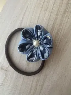 つまみ細工アレンジ　ヘアゴム