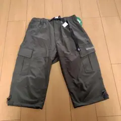 OUTDOOR ストレッチ ダークグリーンハーフ パンツ