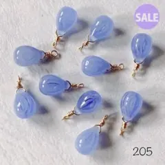 205チェコドロップビーズ マーブルsale!!!