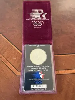 1983年 ロサンゼルスオリンピック記念銀貨 プルーフ