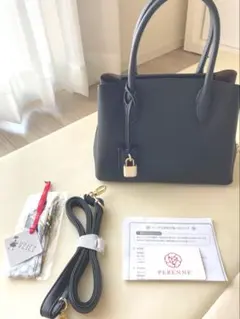 【PERENNE】VEICE ヴェイス ブラック 2way トートバッグ