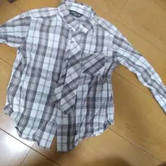 COMME CA ISM 長袖シャツ ネクタイ付き 100A