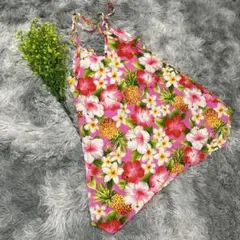 美品✨RJC フラワープリント ノースリーブワンピース 110〜120センチ