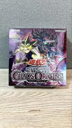 遊戯王 chaos origins カオスオリジン シュリンク付き未開封BOX - メルカリ