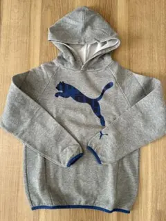 PUMA フード付きパーカー 150サイズ グレー