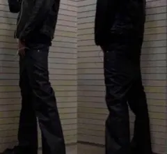 goar.archive STRAPPED OIL FLARE PANTS S - メルカリ