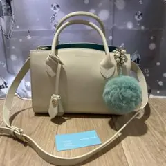 サマンサタバサショルダーバッグ ハンドバッグ 2way ホワイト