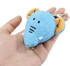 たべっ子どうぶつ　ぬいぐるみリールキーホルダー　ゾウ　ビスケット　お菓子　ぞう