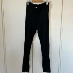 【L】H&M ブラックレギンスパンツ ウエストゴム付き
