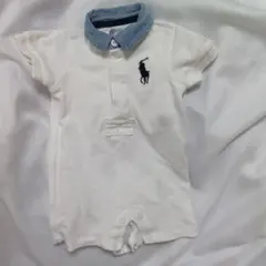 美品 ✨️ Ralph Lauren ポロシャツ ロンパース 3M