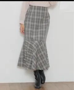 ●新品　Honeys コルザ　チェック　マーメイドスカート