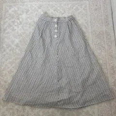 美品　エムドゥ　ストライプスカートのサムネイル