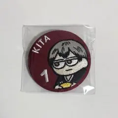 ハイキュー ジロリ 刺繍缶バッジ 北信介