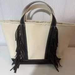ayako フリンジトート　グレーのサムネイル