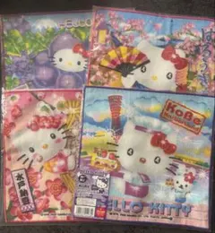 ハローキティ　ご当地キティ　神戸スイーツ　ハーバーランド　プチタオル　ウルウル ハローキティ ご当地キティ 神戸スイーツ ハーバーランド プチタオル