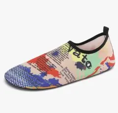 マリンシューズ 男女兼用 軽量 通気 滑り止 サーフィン シュノーケリング