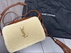 未使用品 サンローラン ミニ ラフィア ショルダーバッグ ポシェット ポーチ 2025年最新】サンローラン バッグ ラフィアの人気アイテム