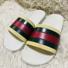 グッチ GUCCI シャワーサンダル シェリーライン 26cm スライドサンダルのサムネイル