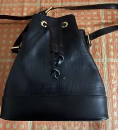 marie claire マリクレール　ショルダーバッグ 巾着　黒 未使用