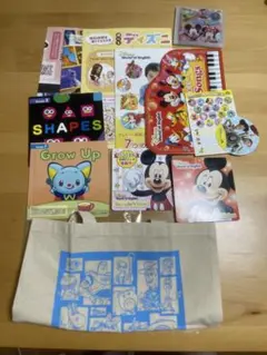 ディズニー英語DWE サンプルCD・DVD、バッグ、シール　絵本