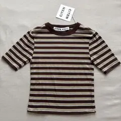 CITEN マルチボーダーショートスリーブT 半袖　Tシャツ　新品未使用のサムネイル