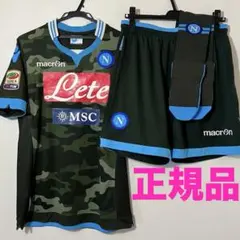 マクロン SSCナポリ アウェイ カモ柄 ミリタリー イグアイン L M 選手用