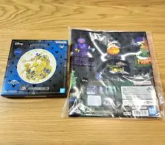 キングダムハーツ　1番くじ　ガラスプレート　タオルセレクション セット